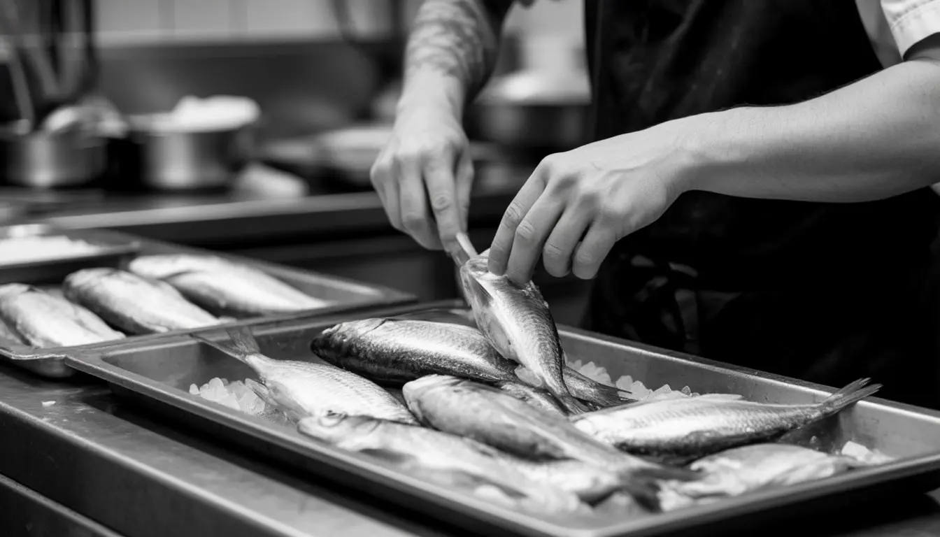 Preparazione pesce