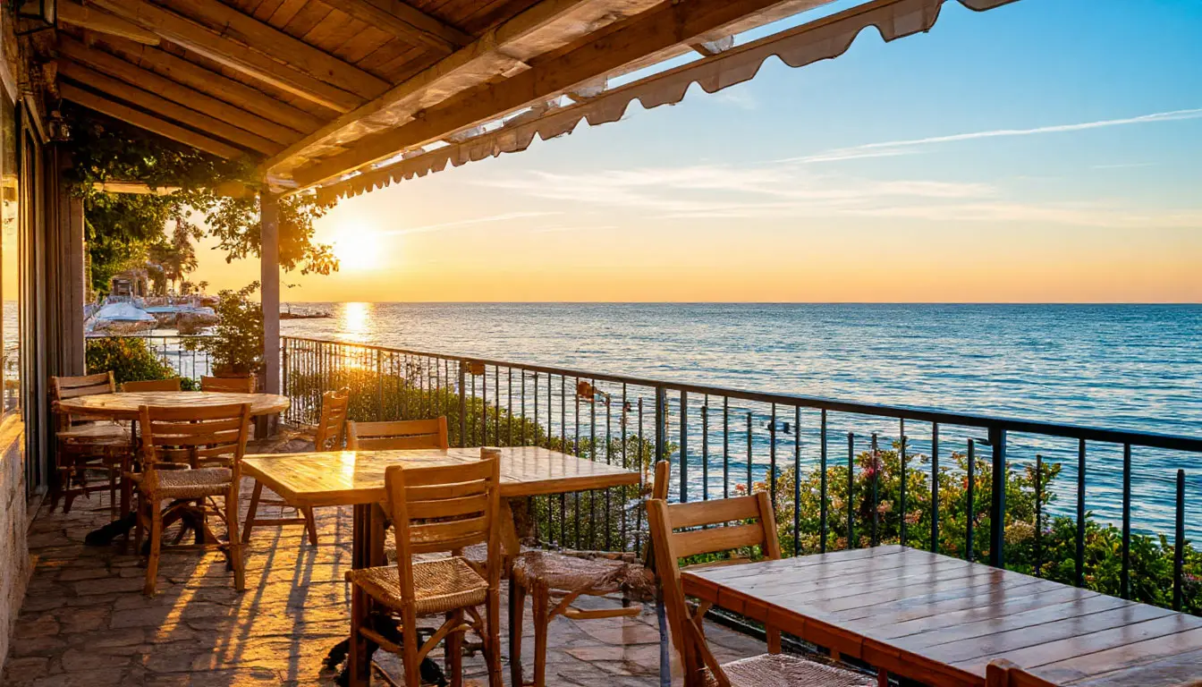 Terrazza al mattino