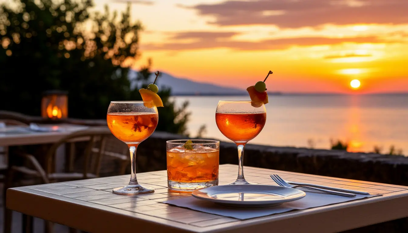 Aperitivo al tramonto