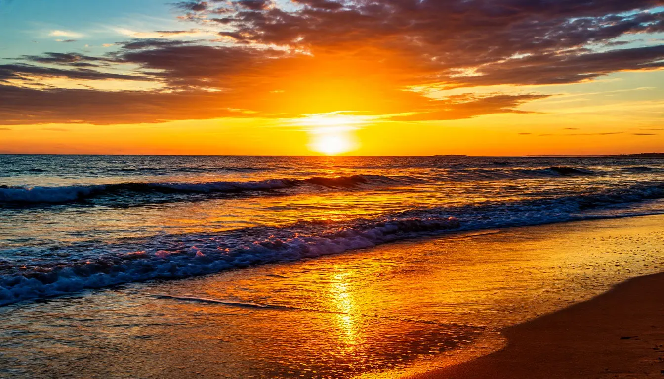 Mare al tramonto